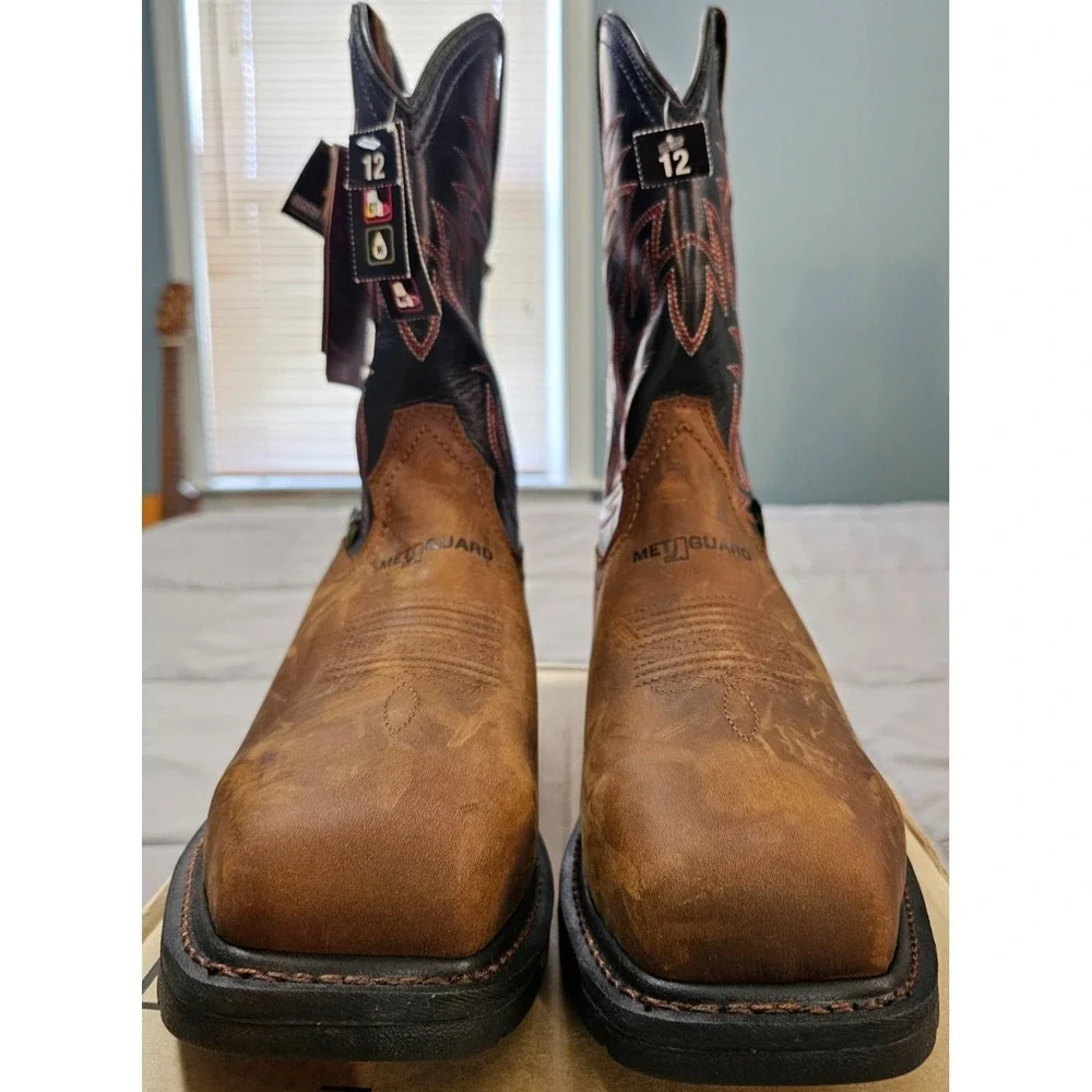 Ariat® (Men's 12 D) WorkHog™ MetGuard CSA Waterproof Comp-Toe‎ Work Boot - $300